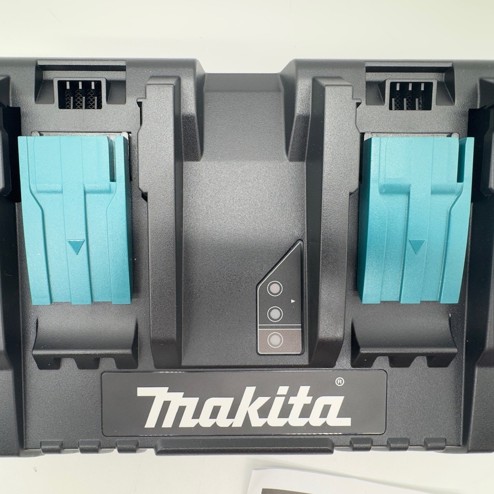 Makita DC18RD Dual Port Rapid Battery Charger 18V LXT Li-Ion USB NEW - Picture 7 of 9